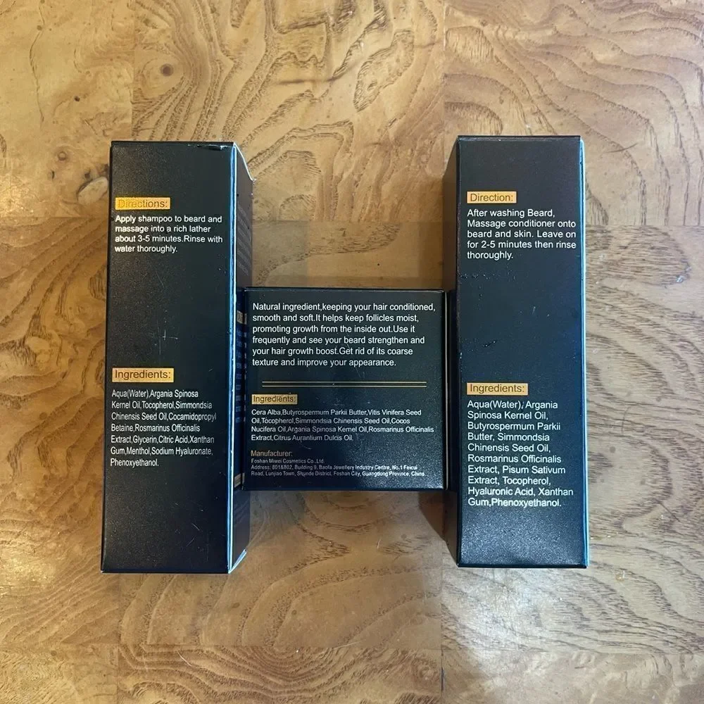 BEARDMAN BEARD Wash Products! 3